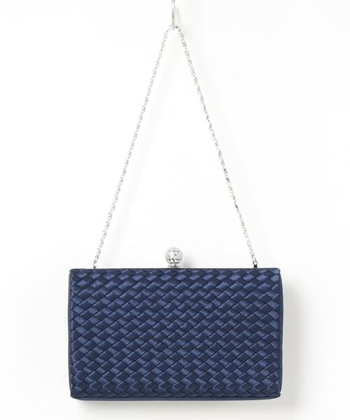 HANAE MORI(ハナエモリ)の「【HANAE MORI】パーティーバッグ(ハンドバッグ・レディース・ネイビー/グレー/ブラック・ONE SIZE)」の4枚目の写真