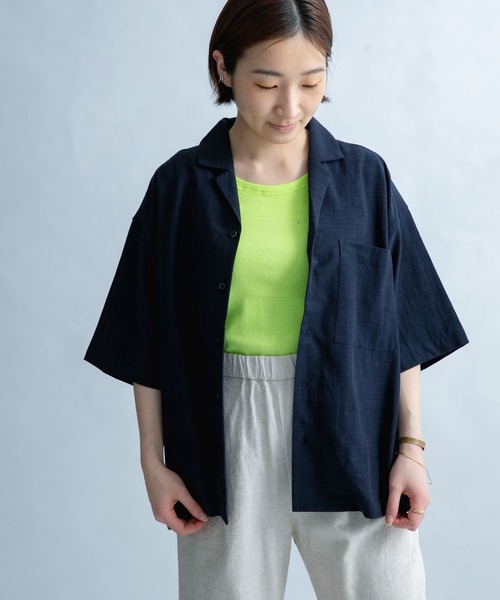 FORK&SPOON（フォークアンドスプーン）の「FORK&SPOON　丸胴フライスタンクトップ（タンクトップ・レディース・ブラック/ブルー/アイボリー/グリーン系その他・ONE）」の11枚目の写真