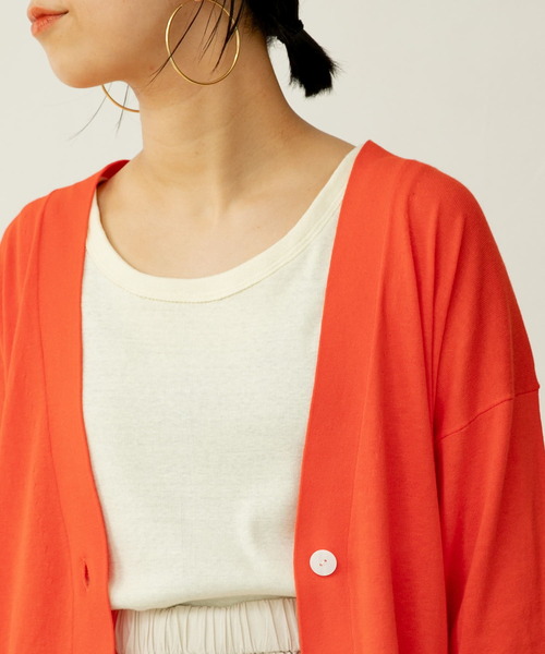 FORK&SPOON（フォークアンドスプーン）の「FORK&SPOON　丸胴フライスタンクトップ（タンクトップ・レディース・ブラック/ブルー/アイボリー/グリーン系その他・ONE）」の22枚目の写真