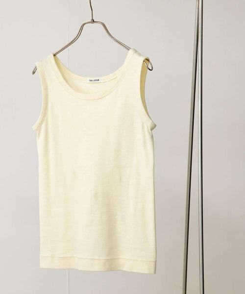 FORK&SPOON（フォークアンドスプーン）の「FORK&SPOON　丸胴フライスタンクトップ（タンクトップ・レディース・ブラック/ブルー/アイボリー/グリーン系その他・ONE）」の9枚目の写真