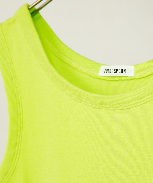 FORK&SPOON（フォークアンドスプーン）の「FORK&SPOON　丸胴フライスタンクトップ（タンクトップ・レディース・ブラック/ブルー/アイボリー/グリーン系その他・ONE）」の10枚目の写真