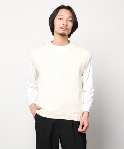 Paul Smith（ポールスミス）の「スラブヤーン ニットベスト / 123403 