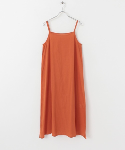 SENSE OF PLACE by URBAN RESEARCH（センスオブプレイスバイアーバンリサーチ）の「インドハシゴレースティアードワンピース（シャツワンピース・レディース・オフホワイト/オレンジ/ブラック・ONE）」の6枚目の写真