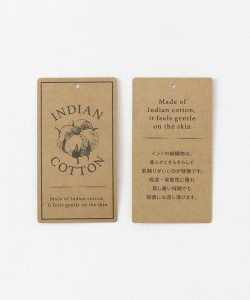 SENSE OF PLACE by URBAN RESEARCH（センスオブプレイスバイアーバンリサーチ）の「インドハシゴレースティアードワンピース（シャツワンピース・レディース・オフホワイト/オレンジ/ブラック・ONE）」の5枚目の写真