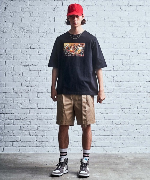 MSML（エムエスエムエル）の「MSML ART GRAPHIC OVERSIZED TEE（Tシャツ/カットソー・メンズ・ホワイト/ブラック・L/XL/M/L）」の8枚目の写真