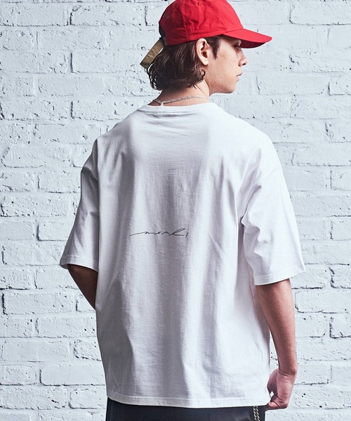 MSML（エムエスエムエル）の「MSML ART GRAPHIC OVERSIZED TEE（Tシャツ/カットソー・メンズ・ホワイト/ブラック・L/XL/M/L）」の13枚目の写真