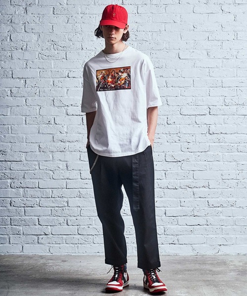 MSML（エムエスエムエル）の「MSML ART GRAPHIC OVERSIZED TEE（Tシャツ/カットソー・メンズ・ホワイト/ブラック・L/XL/M/L）」の14枚目の写真