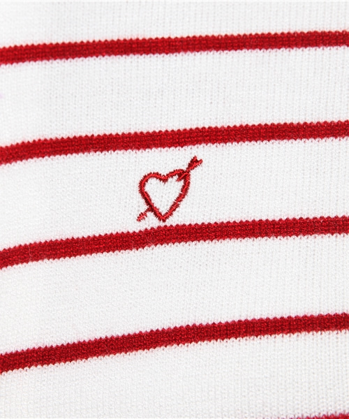 merry jenny(メリージェニー)の「H/G ビスコースクルーカーデ(カーディガン/ボレロ・レディース・ピンク/オフホワイト/ホワイト×レッド/ブラック/ブラック×ホワイト/グレー/ネイビー/ラベンダー・FREE)」の17枚目の写真