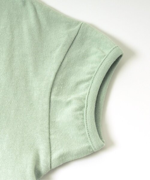 apres les cours（アプレレクール）の「3柄食べ物ワッペンTシャツ（Tシャツ/カットソー・キッズ・ミント/ピンク/オフホワイト・130/80/120/140/90/100/110）」の17枚目の写真