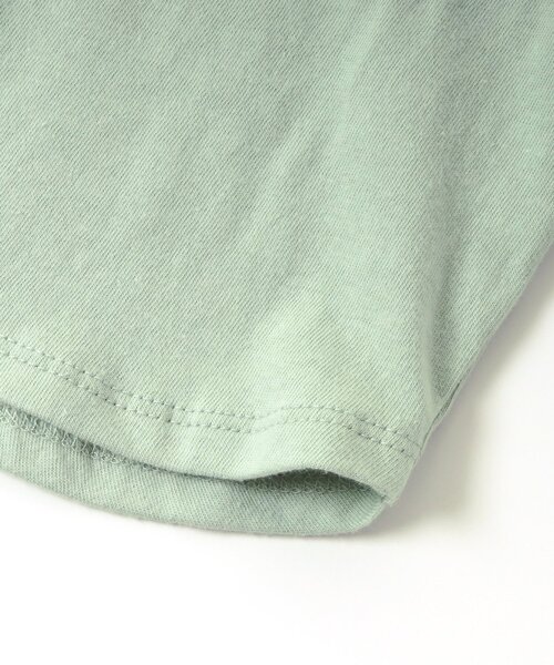 apres les cours（アプレレクール）の「3柄食べ物ワッペンTシャツ（Tシャツ/カットソー・キッズ・ミント/ピンク/オフホワイト・130/80/120/140/90/100/110）」の18枚目の写真