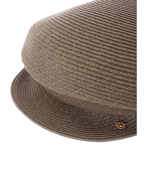 DURAS（デュラス）の「変形ペーパーキャスケット（キャスケット・レディース・モカ/ナチュラル・FREE）」の6枚目の写真