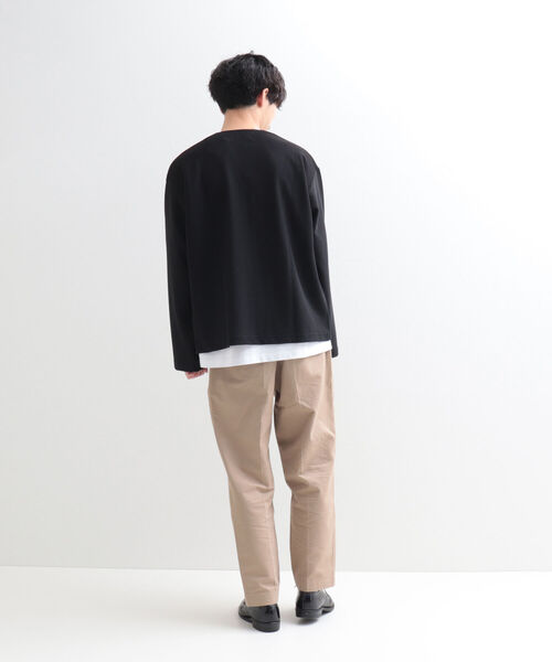 GLOSTER（グロスター）の「【GLOSTER/グロスター】ハニカムメッシュ ジップカーディガン（カーディガン/ボレロ・メンズ・ブラック/ベージュ/ネイビー・LARGE/MEDIUM）」の22枚目の写真