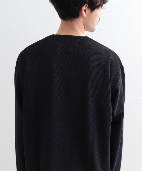 GLOSTER（グロスター）の「【GLOSTER/グロスター】ハニカムメッシュ ジップカーディガン（カーディガン/ボレロ・メンズ・ブラック/ベージュ/ネイビー・LARGE/MEDIUM）」の15枚目の写真