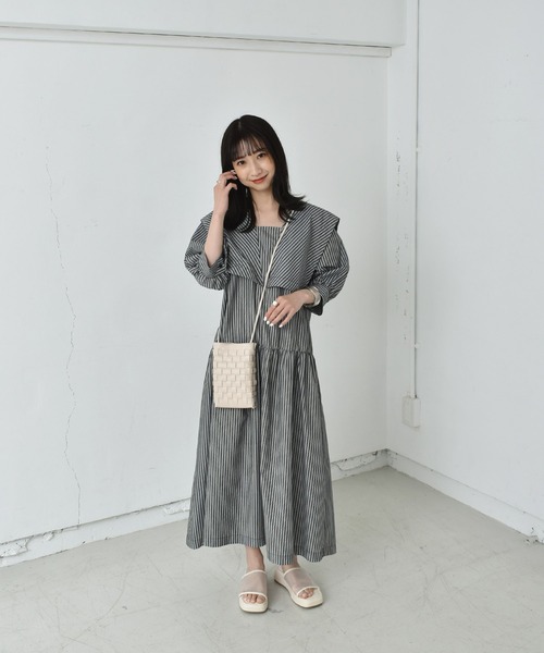 セール Bigカラーストライプop ワンピース Retro Girl レトロガール のファッション通販 Zozotown