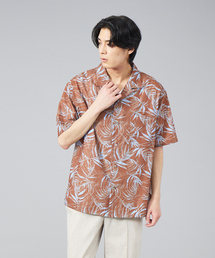 ABAHOUSE（アバハウス）の「ロンシャンプリント 半袖 オープンカラー シャツ（シャツ/ブラウス・メンズ）」