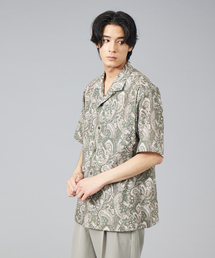 ABAHOUSE | ロンシャンプリント 半袖 オープンカラー シャツ(シャツ/ブラウス)