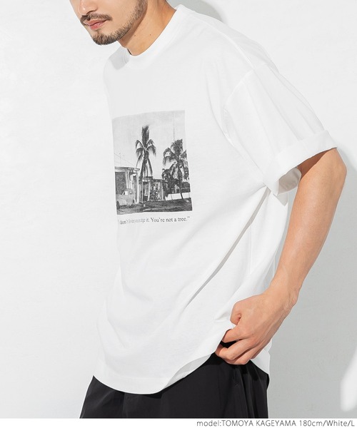 coca(coca)(コカ)の「フォトカレッジTee(Tシャツ/カットソー・メンズ・ホワイト・M/L)」の6枚目の写真