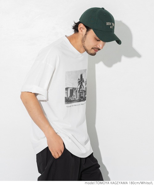 coca(coca)(コカ)の「フォトカレッジTee(Tシャツ/カットソー・メンズ・ホワイト・M/L)」の5枚目の写真