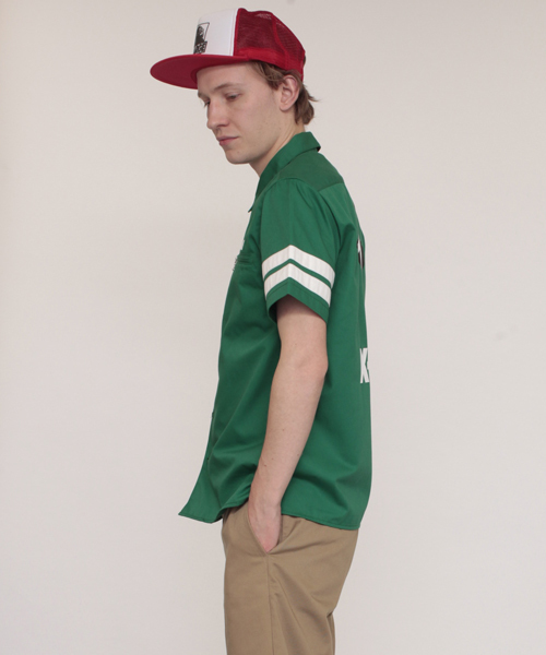 XLARGE(エクストララージ)の「S/S BIG STAR WORK SHIRT(シャツ/ブラウス・メンズ・ブラック/グリーン/カーキ/ネイビー・SMALL/LARGE/X-LARGE/MEDIUM)」の6枚目の写真