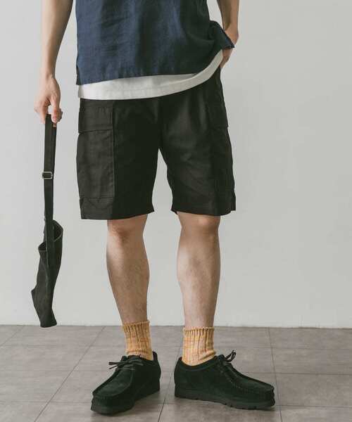 URBAN RESEARCH DOORS（アーバンリサーチドアーズ）の「『別注』GOLDEN MILLS×DOORS　 J/F SHORT（その他パンツ・メンズ・ブラック/オリーブ・MEDIUM/LARGE）」の13枚目の写真