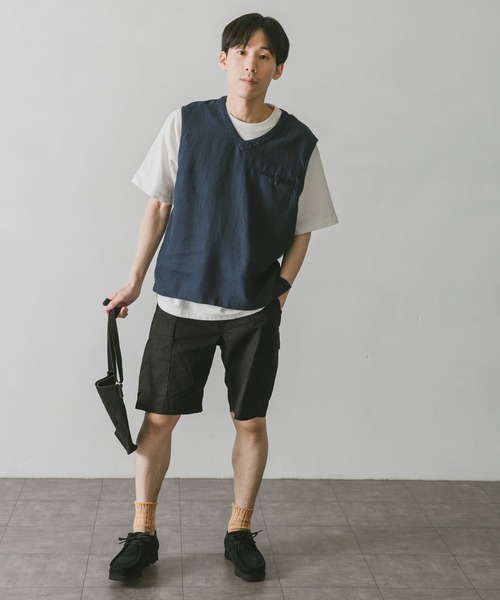 URBAN RESEARCH DOORS（アーバンリサーチドアーズ）の「『別注』GOLDEN MILLS×DOORS　 J/F SHORT（その他パンツ・メンズ・ブラック/オリーブ・MEDIUM/LARGE）」の19枚目の写真