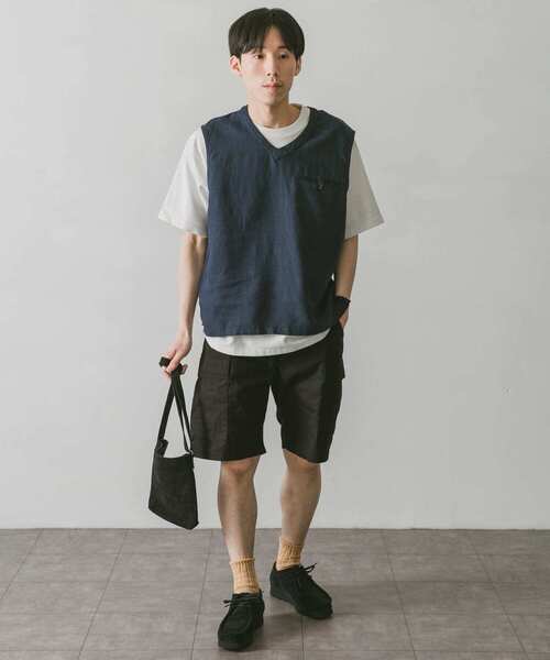 URBAN RESEARCH DOORS（アーバンリサーチドアーズ）の「『別注』GOLDEN MILLS×DOORS　 J/F SHORT（その他パンツ・メンズ・ブラック/オリーブ・MEDIUM/LARGE）」の20枚目の写真