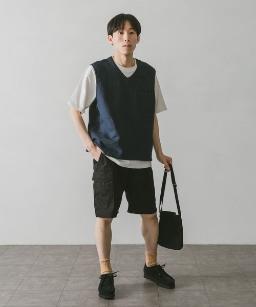 URBAN RESEARCH DOORS（アーバンリサーチドアーズ）の「『別注』GOLDEN MILLS×DOORS　 J/F SHORT（その他パンツ・メンズ・ブラック/オリーブ・MEDIUM/LARGE）」の21枚目の写真