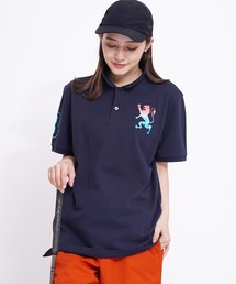 [GIORDANO] ビッグライオン半袖ポロシャツ (ユニセックス)