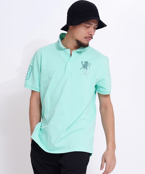 GIORDANO（ジョルダーノ）の「[GIORDANO] ビッグライオン半袖ポロシャツ (ユニセックス)（ポロシャツ・レディース・オレンジ/グレー/ブラック系その他/ホワイト系その他/ネイビー系/その他1・MEDIUM/SMALL/LARGE/X-LARGE）」の12枚目の写真