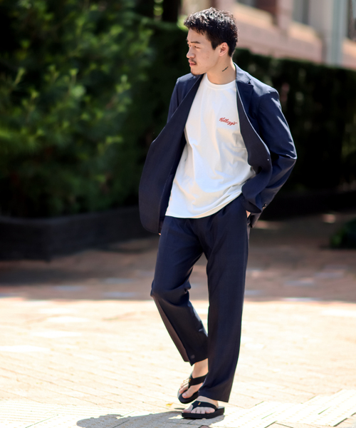 B.C STOCK(ベーセーストック)の「エアホールジャージPT(その他パンツ・メンズ・ネイビー/グレー・SMALL/MEDIUM/LARGE)」の15枚目の写真