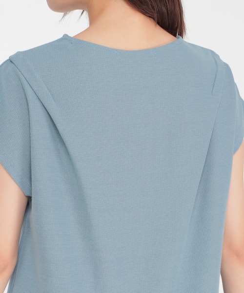 ikka(イッカ)の「カットミラノ裾切り替えプルオーバー(Tシャツ/カットソー・レディース・ブラック/ベージュ/グリーン/スカイブルー・S/M/L)」の21枚目の写真