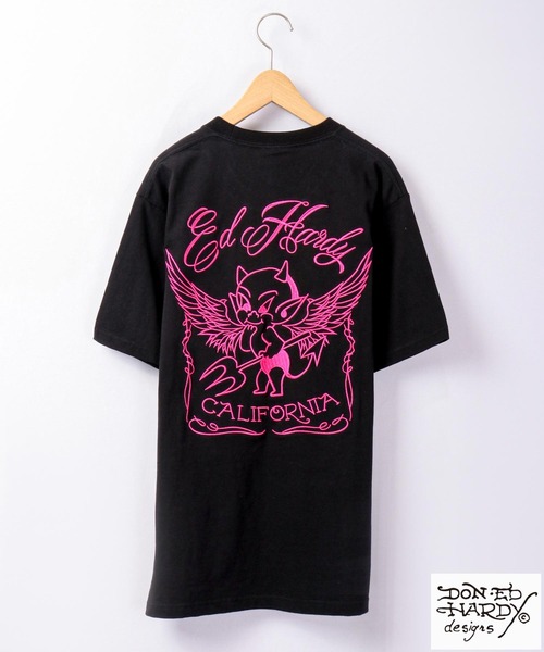 Ed Hardy（エドハーディー）の「ED HARDY ウイングデビル 刺繍Tシャツ