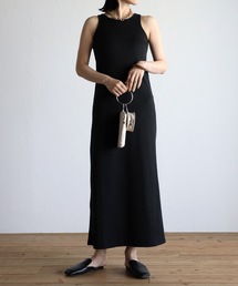 ap retro | 背中空きリブロングワンピース(ワンピース)