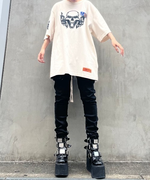 DANKE SCHON(ダンケシェーン)の「DankeSchon/ダンケシェーン/TCBLK FLAP PANTS/フラップパンツ(その他パンツ・レディース・ブラック・SMALL/MEDIUM/LARGE/X-LARGE)」の4枚目の写真