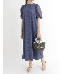 Te chichi | ドットシアースリーブワンピース(ワンピース)