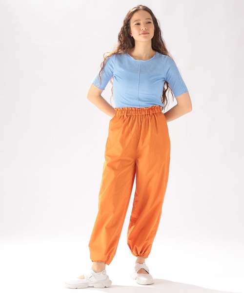 niko and...（ニコアンド）の「ストライプテレコメロープルオーバー（Tシャツ/カットソー・レディース・イエロー/ブルー/グリーン・MEDIUM/LARGE）」の16枚目の写真