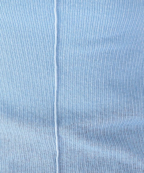 niko and...（ニコアンド）の「ストライプテレコメロープルオーバー（Tシャツ/カットソー・レディース・イエロー/ブルー/グリーン・MEDIUM/LARGE）」の6枚目の写真