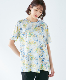 DECOY SINCE 1981（デコイシンスイチキュウハチイチ）の「【接触冷感】ボタンアクセントチュニック（Tシャツ/カットソー）」