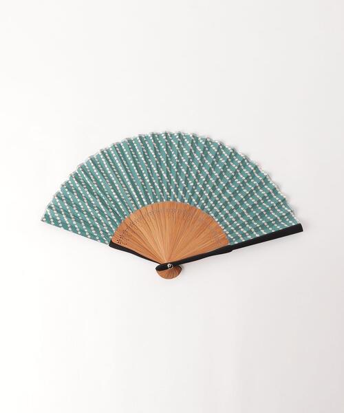 green label relaxing（グリーンレーベルリラクシング）の「SENSU GLR ORIGINAL 22SS 扇子（扇子/うちわ・メンズ・ダークグリーン/ダークブラウン/ベージュ/ロイヤルブルー/ケリー/コバルトブルー/ネイビー/ブラウン・FREE）」の5枚目の写真