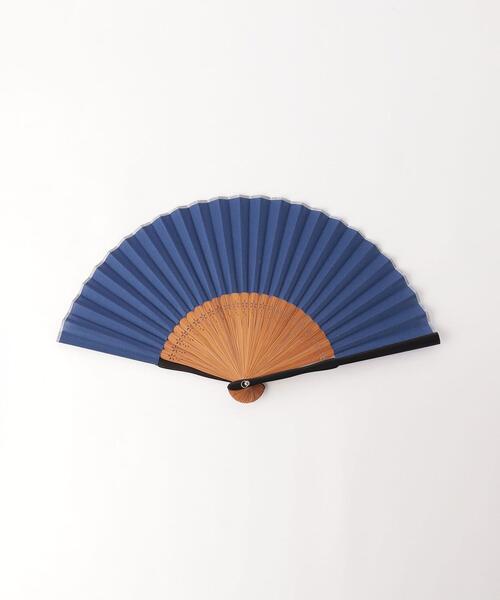 green label relaxing（グリーンレーベルリラクシング）の「SENSU GLR ORIGINAL 22SS 扇子（扇子/うちわ・メンズ・ダークグリーン/ダークブラウン/ベージュ/ロイヤルブルー/ケリー/コバルトブルー/ネイビー/ブラウン・FREE）」の7枚目の写真