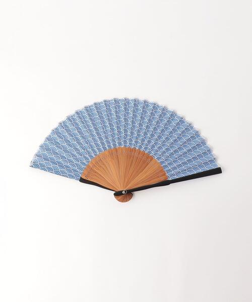 green label relaxing（グリーンレーベルリラクシング）の「SENSU GLR ORIGINAL 22SS 扇子（扇子/うちわ・メンズ・ダークグリーン/ダークブラウン/ベージュ/ロイヤルブルー/ケリー/コバルトブルー/ネイビー/ブラウン・FREE）」の8枚目の写真