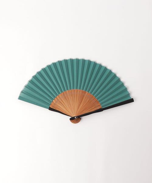 green label relaxing（グリーンレーベルリラクシング）の「SENSU GLR ORIGINAL 22SS 扇子（扇子/うちわ・メンズ・ダークグリーン/ダークブラウン/ベージュ/ロイヤルブルー/ケリー/コバルトブルー/ネイビー/ブラウン・FREE）」の4枚目の写真