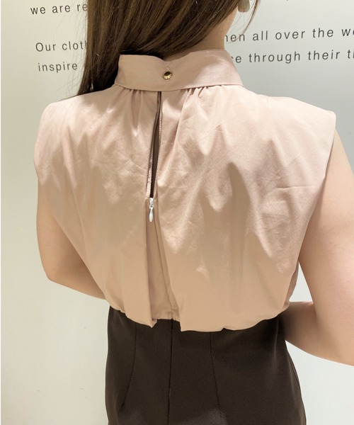 新品♪アプワイザーリッシェ ボウタイドッキングワンピース オフホワイト S 88838159b_b_15_215.jpg