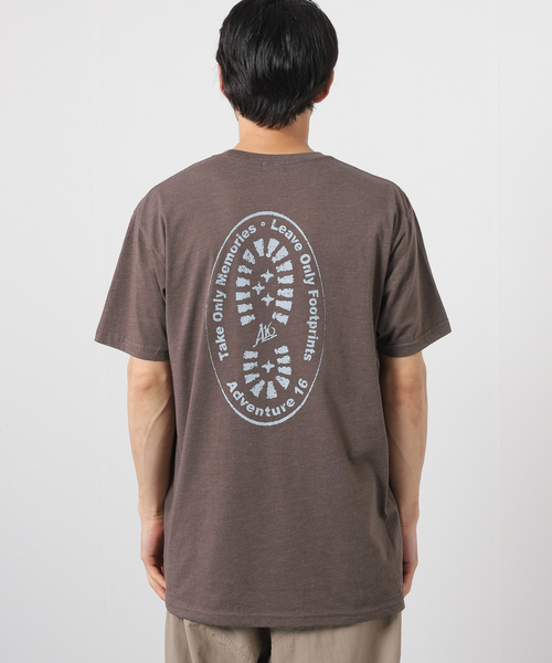 JOURNAL STANDARD(ジャーナルスタンダード)の「ADVENTURE 16 フットプリントTシャツ(Tシャツ/カットソー・メンズ・ホワイト/ブラウン・LARGE/X-LARGE)」の14枚目の写真