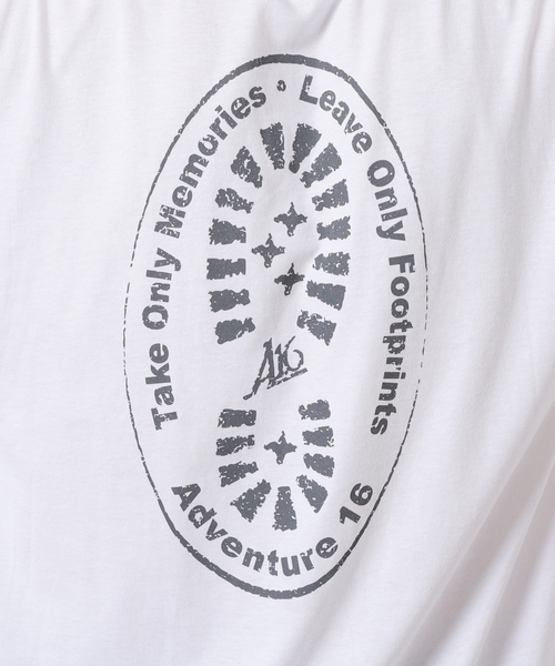 JOURNAL STANDARD(ジャーナルスタンダード)の「ADVENTURE 16 フットプリントTシャツ(Tシャツ/カットソー・メンズ・ホワイト/ブラウン・LARGE/X-LARGE)」の15枚目の写真