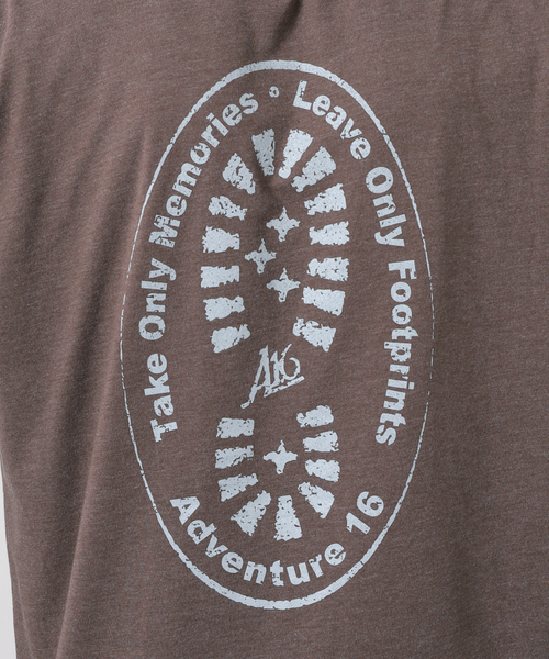 JOURNAL STANDARD(ジャーナルスタンダード)の「ADVENTURE 16 フットプリントTシャツ(Tシャツ/カットソー・メンズ・ホワイト/ブラウン・LARGE/X-LARGE)」の11枚目の写真