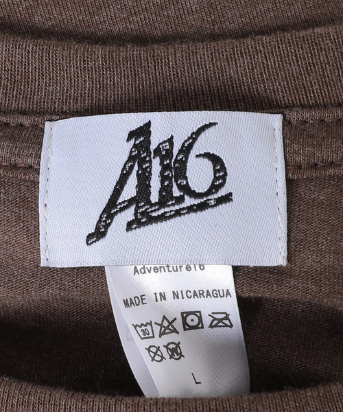 JOURNAL STANDARD(ジャーナルスタンダード)の「ADVENTURE 16 フットプリントTシャツ(Tシャツ/カットソー・メンズ・ホワイト/ブラウン・LARGE/X-LARGE)」の5枚目の写真