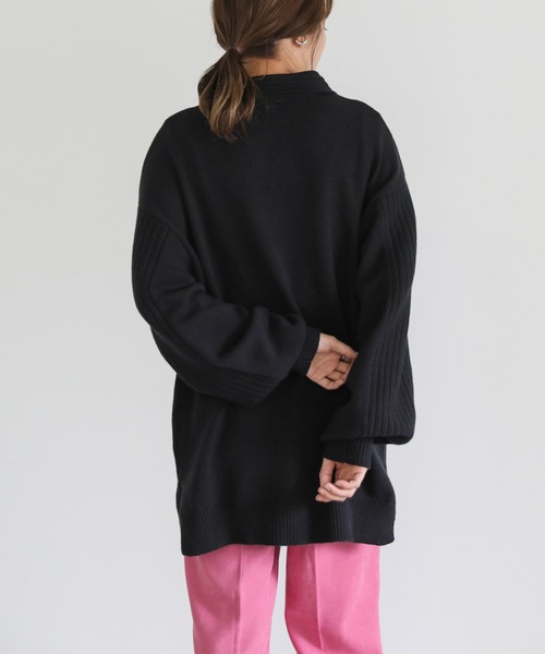 フロントオープンネックニット（ニット/セーター）｜select MOCA