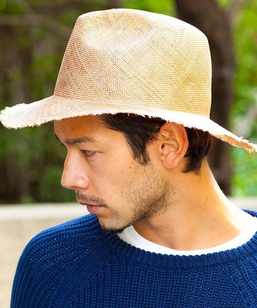 BEAUTY&YOUTH UNITED ARROWS(ビューティーアンドユースユナイテッドアローズ)の「【WEB限定】 <Racal> ∴ ロングブリムクラッシュハット(ハット・メンズ・ブラック/ナチュラル・ONE SIZE)」の5枚目の写真