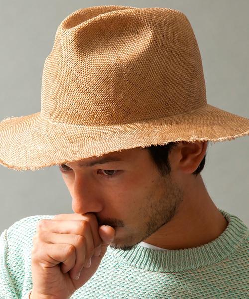 BEAUTY&YOUTH UNITED ARROWS(ビューティーアンドユースユナイテッドアローズ)の「【WEB限定】 <Racal> ∴ ロングブリムクラッシュハット(ハット・メンズ・ブラック/ナチュラル・ONE SIZE)」の6枚目の写真